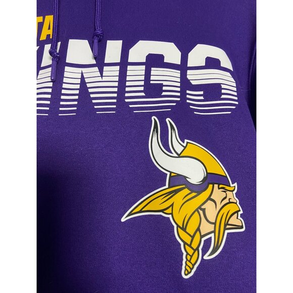 Minnesota Vikings Nike NFL 100 Dri-FIT On Field Hoodie Medium Purple - Picture 4 of 13